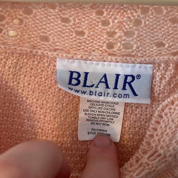 Vintage short sleeve knit top - Picture 3 of 3